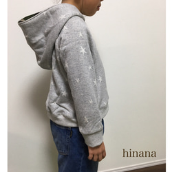 星柄☆hoodie 2枚目の画像