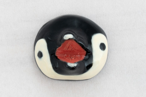 コウテイペンギンヒナ  食いしん坊 箸置き 1枚目の画像