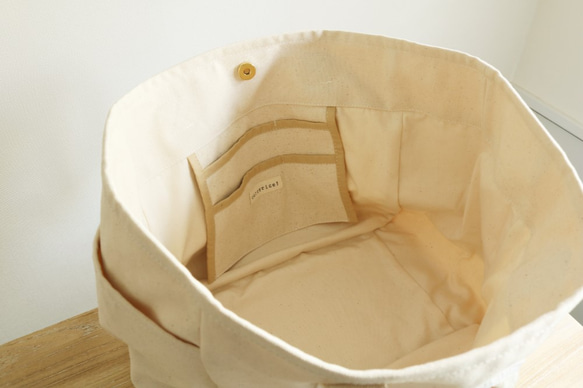 受注制作 カレーライスの帆布トートバッグ(大きめサイズ) 7枚目の画像