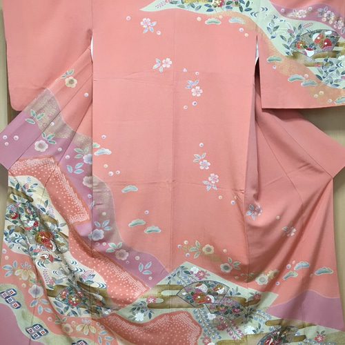 正絹】着物リメイク☆訪問着の可愛いバッグ その他バッグ なでしこ 