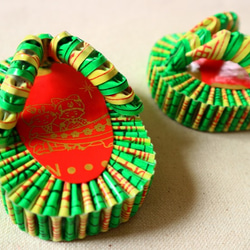 台灣傳統手工藝 純手工四色牌小木屐(步步高昇) 第5張的照片