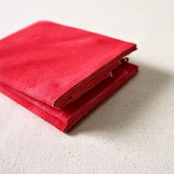 「畢業季禮物預售中」小紅橫式手染短夾 (可免費電燒英文字喔！) 第2張的照片