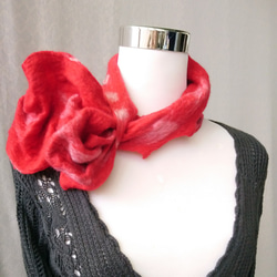 Mum羊毛氈手創作品～紅玫瑰/衣飾/頸飾/頭飾 第6張的照片