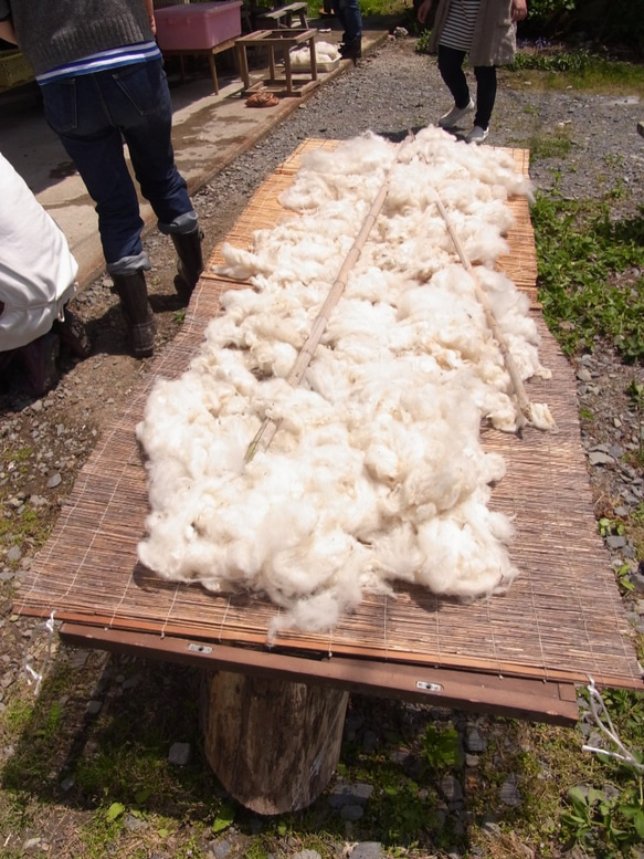 宮城県産スピンドルと羊毛のセット（送料無料） 8枚目の画像