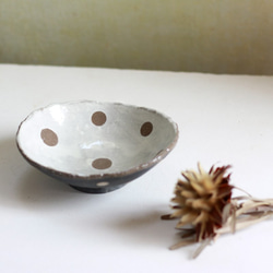楕円小鉢「水玉」 3枚目の画像