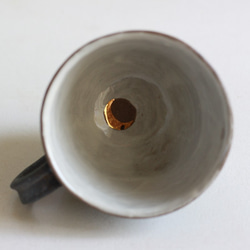 金色咖啡杯“圓點” 第4張的照片