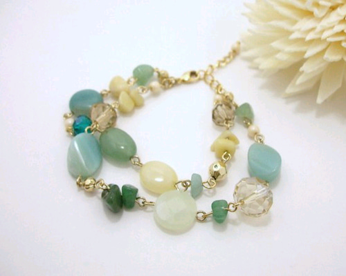 ハンドメイド 天然石 ブレスレット 楽天市場】Mermaid jewelry ハンドメイド 天然石ブレスレット