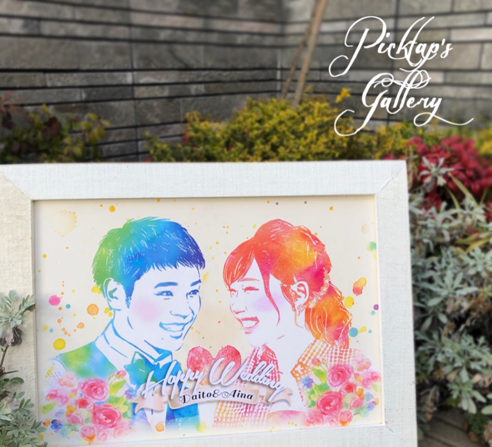 ■picktap's gallery■ホワイト額セット　A3サイズ