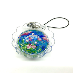 金魚鉢ストラップ【レジン】 1枚目の画像