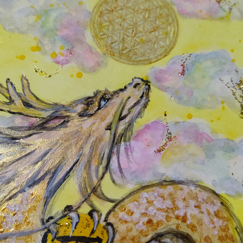 【F3号】Everyone is God-誰もが神-【一点物アート 絵画 】 F3号】Everyone is God-誰もが神-【一点物アート 絵画 】 絵画