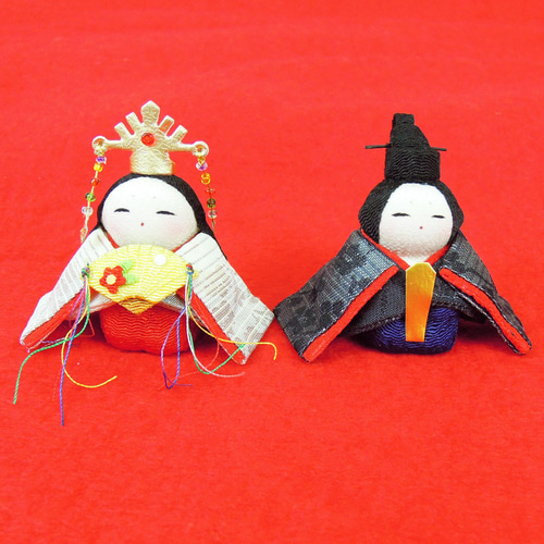 雛人形 ひな祭り 扇面三段わらべ雛１０人揃い ちりめん 雛人形「扇面三段わらべ雛 10人揃い」 お雛様