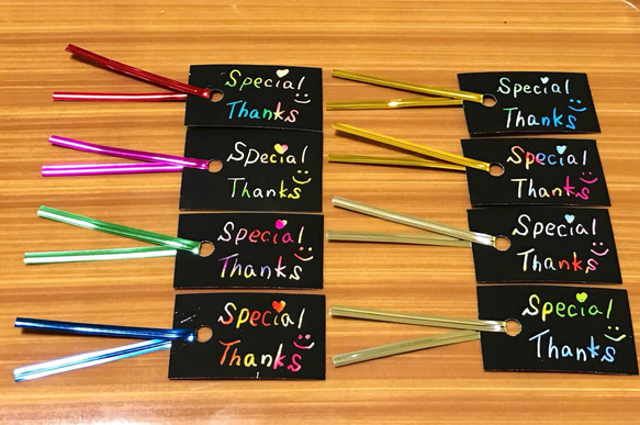Special Thanksメッセージカード※20枚 タグ・台紙 shop＊Azalea月曜日