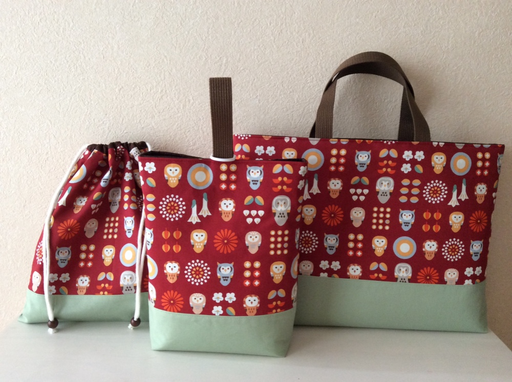 レッスンバッグのセット #51(マチ有り)