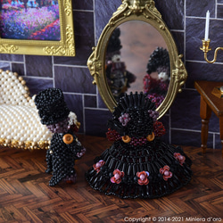 【手作りキット】パーティーテディベアセット～Louise・Victor～ 2枚目の画像