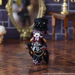 【手作りキット】パーティーテディベアセット～Louise・Victor～ 3枚目の画像