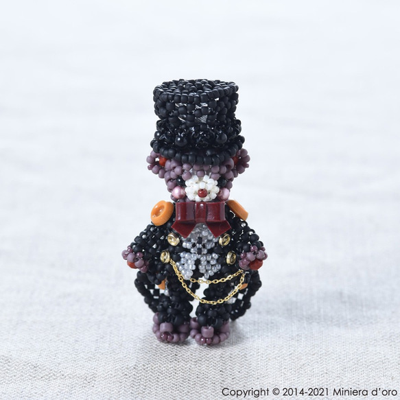 【手作りキット】パーティーテディベアセット～Louise・Victor～ 5枚目の画像