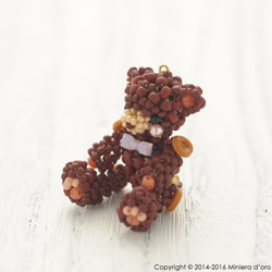 【手作りキット】テディベア～Theoとカラフル機関車～ 5枚目の画像