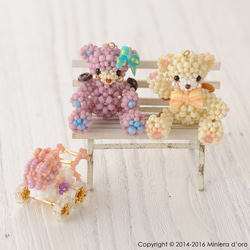【Creema限定】【手作りキット】テディベア～Charlotteとお散歩ベビーカー～ 9枚目の画像
