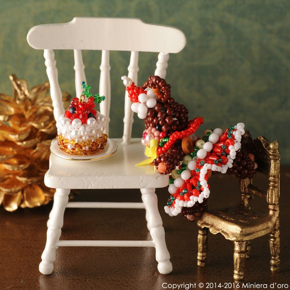 【手作りキット】ラビット～Nicoleとクリスマスケーキ～ 2枚目の画像