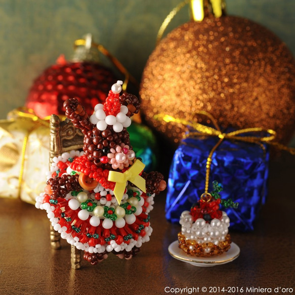 【手作りキット】ラビット～Nicoleとクリスマスケーキ～ 3枚目の画像