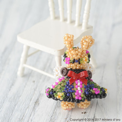 【手作りキット】ラビット～Lilyとショコラのクグロフ～ 6枚目の画像