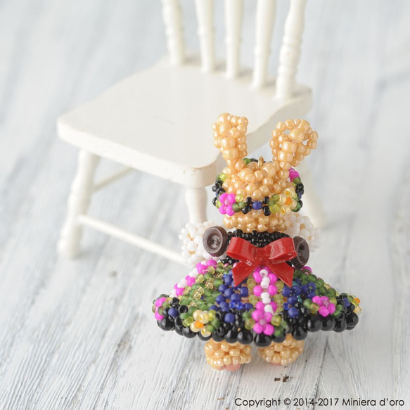 【手作りキット】ラビット～Lilyとショコラのクグロフ～ 6枚目の画像