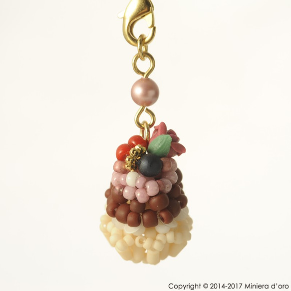 スウィーツスマホピアス～ローズカップケーキ～ 4枚目の画像