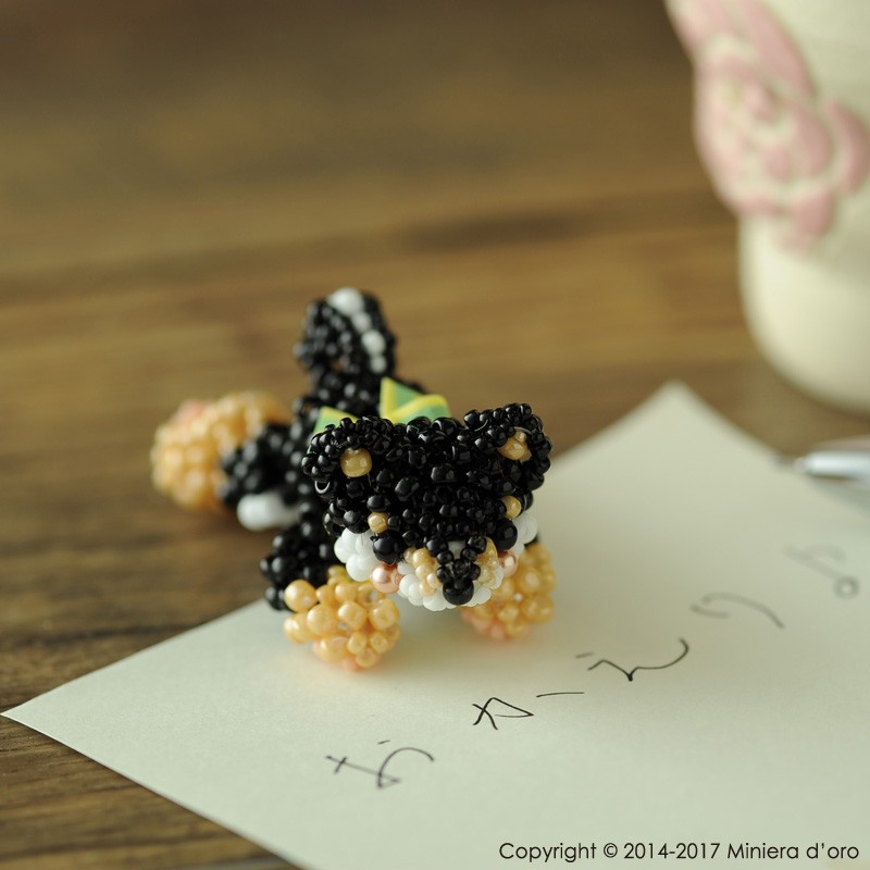 【手作りキット】まったり犬～豆柴黒之助～