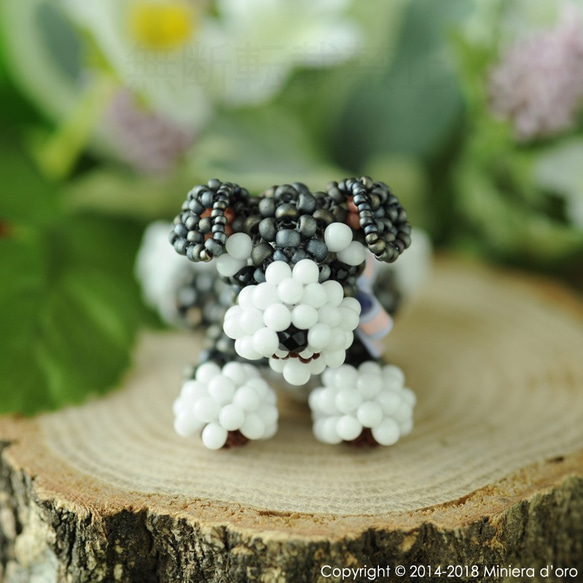 【手作りキット】まったり犬～ミニチュアシュナウザーJoseph～ 3枚目の画像