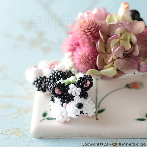 【手作りキット】まったり犬～ボストンテリアLeo～ 3枚目の画像