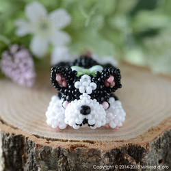 【手作りキット】まったり犬～ボストンテリアLeo～ 4枚目の画像