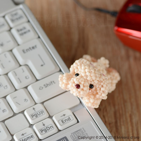 【手作りキット】まったり犬～トイプードルCoco～ 3枚目の画像