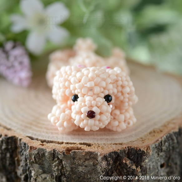 【手作りキット】まったり犬～トイプードルCoco～ 4枚目の画像