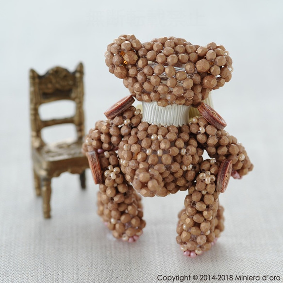 【手作りキット】テディベアBig～Willow～ 6枚目の画像