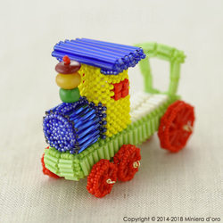 【手作りキット】テディベアBigのおもちゃ～機関車～ 2枚目の画像
