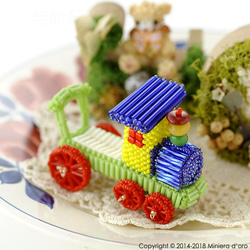 【手作りキット】テディベアBigのおもちゃ～機関車～ 9枚目の画像