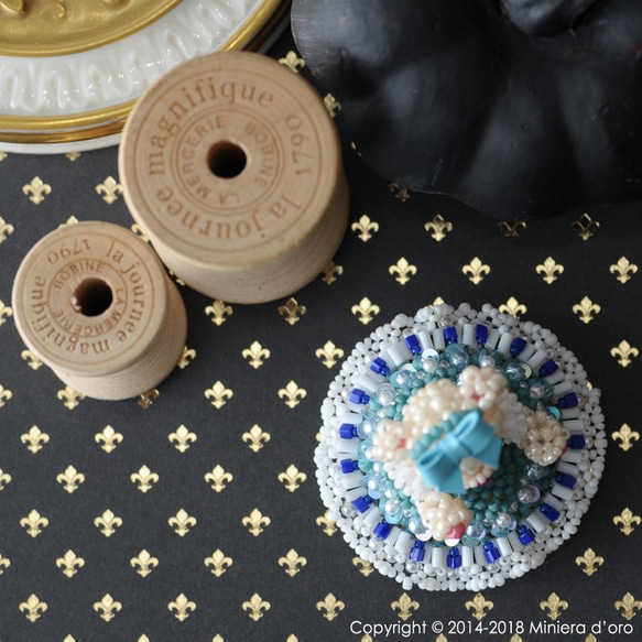 【手作りキット】パーティーテディベア～Alice～ 8枚目の画像