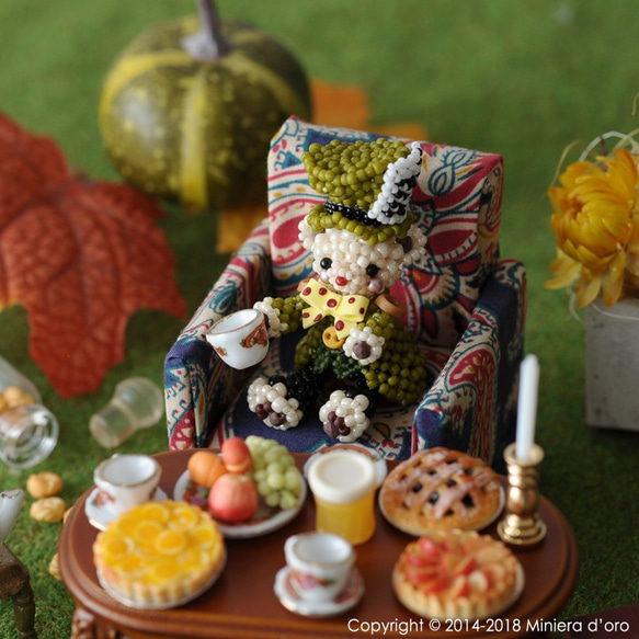 【手作りキット】パーティーテディベアセット～Alice・Owen～ 3枚目の画像