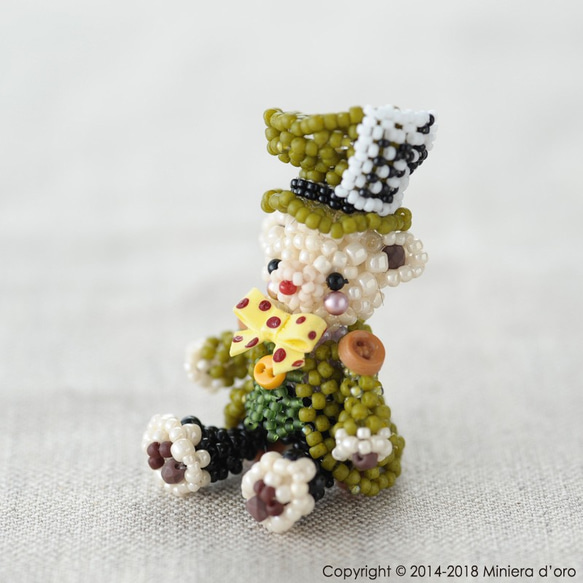 【手作りキット】パーティーテディベアセット～Alice・Owen～ 8枚目の画像