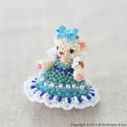 【手作りキット】パーティーテディベアセット～Alice・Owen～ 10枚目の画像