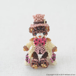 【手作りキット】Miniera d'oro 2019年福袋～パーティーテディベア～ 5枚目の画像