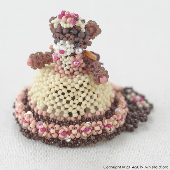 【手作りキット】Miniera d'oro 2019年福袋～パーティーテディベア～ 6枚目の画像