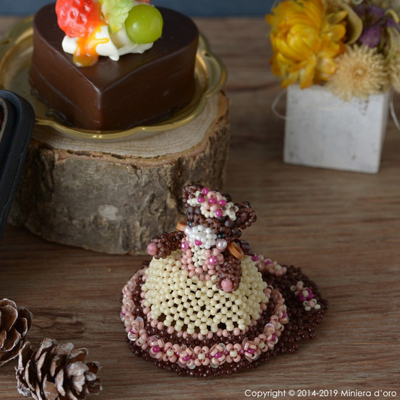 【手作りキット】Miniera d'oro 2019年福袋～パーティーテディベア～ 8枚目の画像