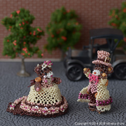 【手作りキット】Miniera d'oro 2019年福袋～パーティーテディベア～ 9枚目の画像