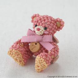 【手作りキット】テディベアBig～Paola～ 3枚目の画像