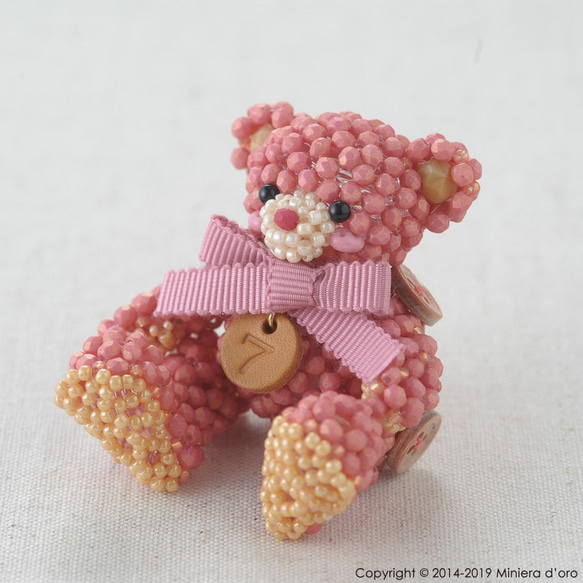 【手作りキット】テディベアBig～Paola～ 3枚目の画像