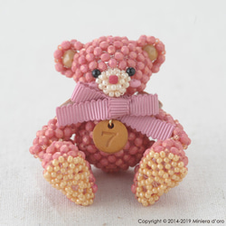 【手作りキット】テディベアBig～Paola～ 4枚目の画像