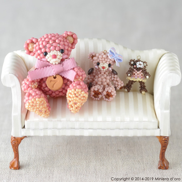 【手作りキット】テディベアBig～Paola～ 8枚目の画像