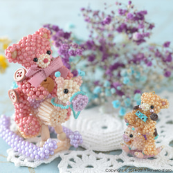 【手作りキット】テディベアBig～Paola～ 9枚目の画像