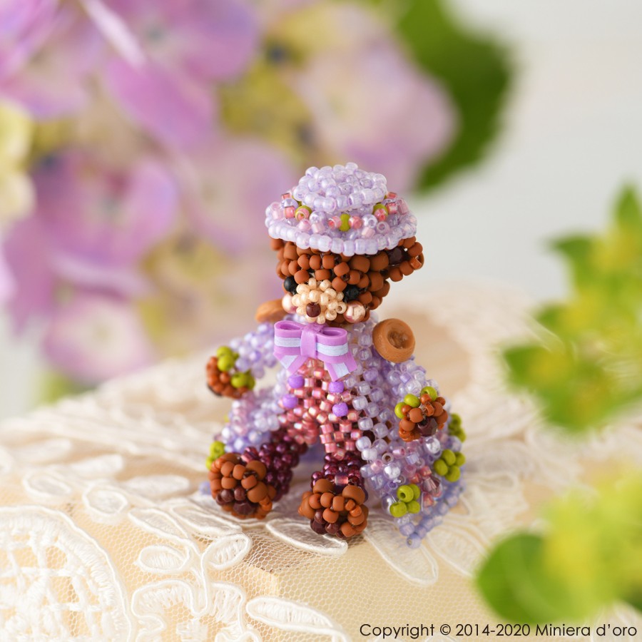 【手作りキット】パーティーテディベア～Rowan～